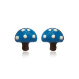 Pilz Ohrstecker | Sterling Silber | Kinderschmuck