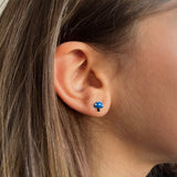 Pilz Ohrstecker | Sterling Silber | Kinderschmuck