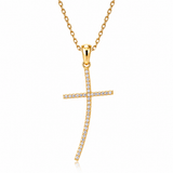 Kreuz Kette Anhänger Gold