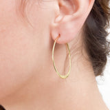 MINTMETAL Dünne Creolen | Gold Creolen | 925 Sterling Silber