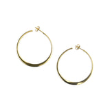 MINTMETAL Dünne Creolen | Gold Creolen | 925 Sterling Silber