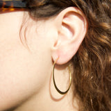 MINTMETAL Dünne Creolen | Gold Creolen | 925 Sterling Silber