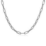 Gliederkette | Paperclip Kette | Sterling Silber