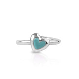 Herz Ring | Herzring | 925 Sterlingsilber | Geschenk für Tochter