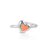 Herz Ring | Herzring | 925 Sterlingsilber | Geschenk für Tochter