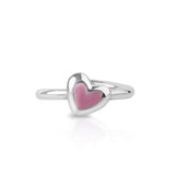 Herz Ring | Herzring | 925 Sterlingsilber | Geschenk für Tochter