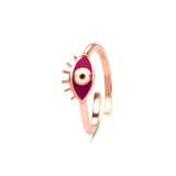 Evil Eye Ring | 925 Silber | Rosegold Ring | Nazar