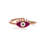 Evil Eye Ring | 925 Silber | Rosegold Ring | Nazar