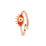 Evil Eye Ring | 925 Silber | Rosegold Ring | Nazar
