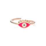 Evil Eye Ring | 925 Silber | Rosegold Ring | Nazar