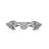 Ring „Vintage Flora“ aus 925 Silber – Ornament Ring mit floraler Struktur