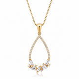 Kette „Sparkle“ 925 Silber – Statement Halskette mit Zirkonia