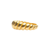 Wave Ring | Croissant Ring | 925 Silber | Gold Ring | Silber Ring