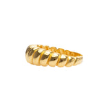 Wave Ring | Croissant Ring | 925 Silber | Gold Ring | Silber Ring