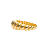 Wave Ring | Croissant Ring | 925 Silber | Gold Ring | Silber Ring