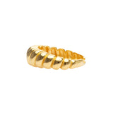 Wave Ring | Croissant Ring | 925 Silber | Gold Ring | Silber Ring