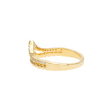 Chevron Ring | 925 Silber | Zirkonia | Gold + Silber Ringe