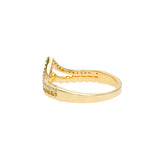 Chevron Ring | 925 Silber | Zirkonia | Gold + Silber Ringe