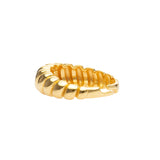 Wave Ring | Croissant Ring | 925 Silber | Gold Ring | Silber Ring