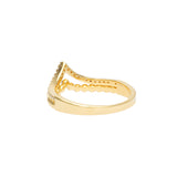 Chevron Ring | 925 Silber | Zirkonia | Gold + Silber Ringe