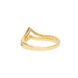 Chevron Ring | 925 Silber | Zirkonia | Gold + Silber Ringe