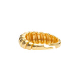 Wave Ring | Croissant Ring | 925 Silber | Gold Ring | Silber Ring