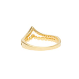 Chevron Ring | 925 Silber | Zirkonia | Gold + Silber Ringe