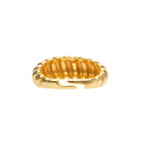 Wave Ring | Croissant Ring | 925 Silber | Gold Ring | Silber Ring
