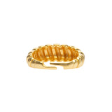 Wave Ring | Croissant Ring | 925 Silber | Gold Ring | Silber Ring