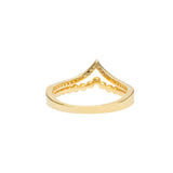 Chevron Ring | 925 Silber | Zirkonia | Gold + Silber Ringe