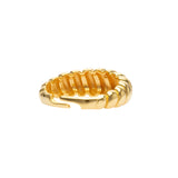 Wave Ring | Croissant Ring | 925 Silber | Gold Ring | Silber Ring
