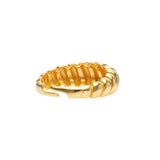 Wave Ring | Croissant Ring | 925 Silber | Gold Ring | Silber Ring