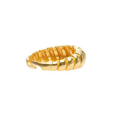 Wave Ring | Croissant Ring | 925 Silber | Gold Ring | Silber Ring