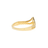 Chevron Ring | 925 Silber | Zirkonia | Gold + Silber Ringe