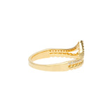 Chevron Ring | 925 Silber | Zirkonia | Gold + Silber Ringe