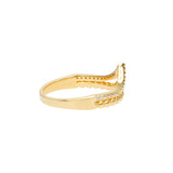 Chevron Ring | 925 Silber | Zirkonia | Gold + Silber Ringe