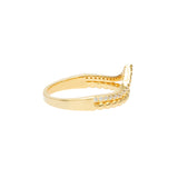 Chevron Ring | 925 Silber | Zirkonia | Gold + Silber Ringe