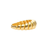 Wave Ring | Croissant Ring | 925 Silber | Gold Ring | Silber Ring