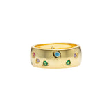 Bandring Starlight | 925 Silber | Gold Ring | Statement Ring