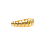 Wave Ring | Croissant Ring | 925 Silber | Gold Ring | Silber Ring