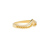 Chevron Ring | 925 Silber | Zirkonia | Gold + Silber Ringe