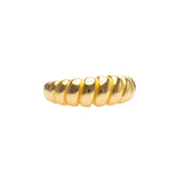Wave Ring | Croissant Ring | 925 Silber | Gold Ring | Silber Ring