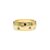 Bandring Starlight | 925 Silber | Gold Ring | Statement Ring