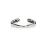 Offener Ring Zirkonia Silber