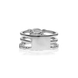 Stacking Ring 3 in 1 Silber
