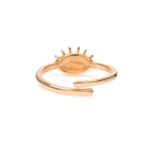 Evil Eye Ring Rosegold