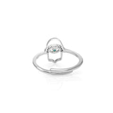 Fatimas Hand Ring Silber, Nazar Schmuck