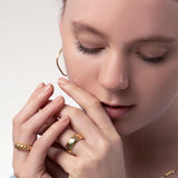 Starlight Ring Gold Statement Ring