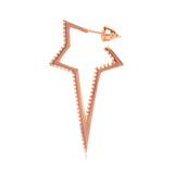 Grosser Ohrschmuck in Rosegold
