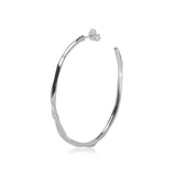 Große Silber Creolen